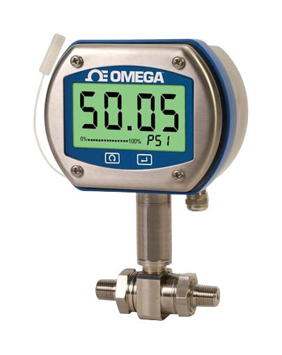 Omega Dpg409-150Dwu Pressure Gauges, 150Psi, 1/4-18Mnpt