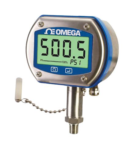 Omega Dpg409-100G-W Pressure Gauges, 100Psi, 1/4-18Mnpt