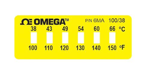 Omega 6Mb-175/79-30 Label, Strip, White On Red