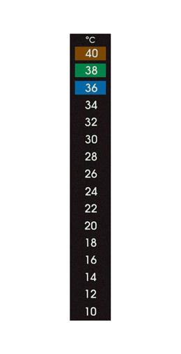 Omega Rlc-70-60/90-30 Label, Reversible Strip, 16Pt, 32Deg C