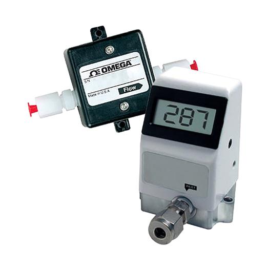 Omega Flr1012-Br-D Turbine Low Flow Meter, Liquid, 1%