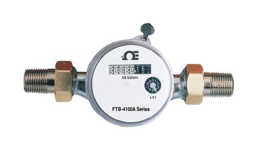 Omega Ftb-4107A Turbine Meter, 20Gpm, 150Psi, 16Vdc