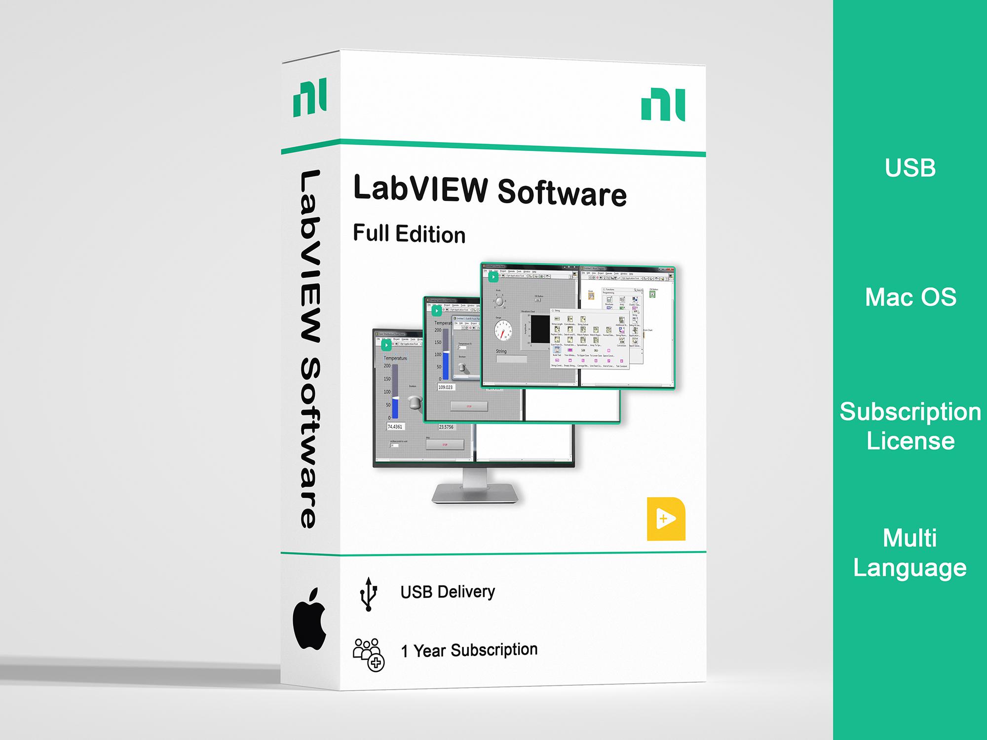 NI/emerson 788368-35Wm Labview Software-Full Edition