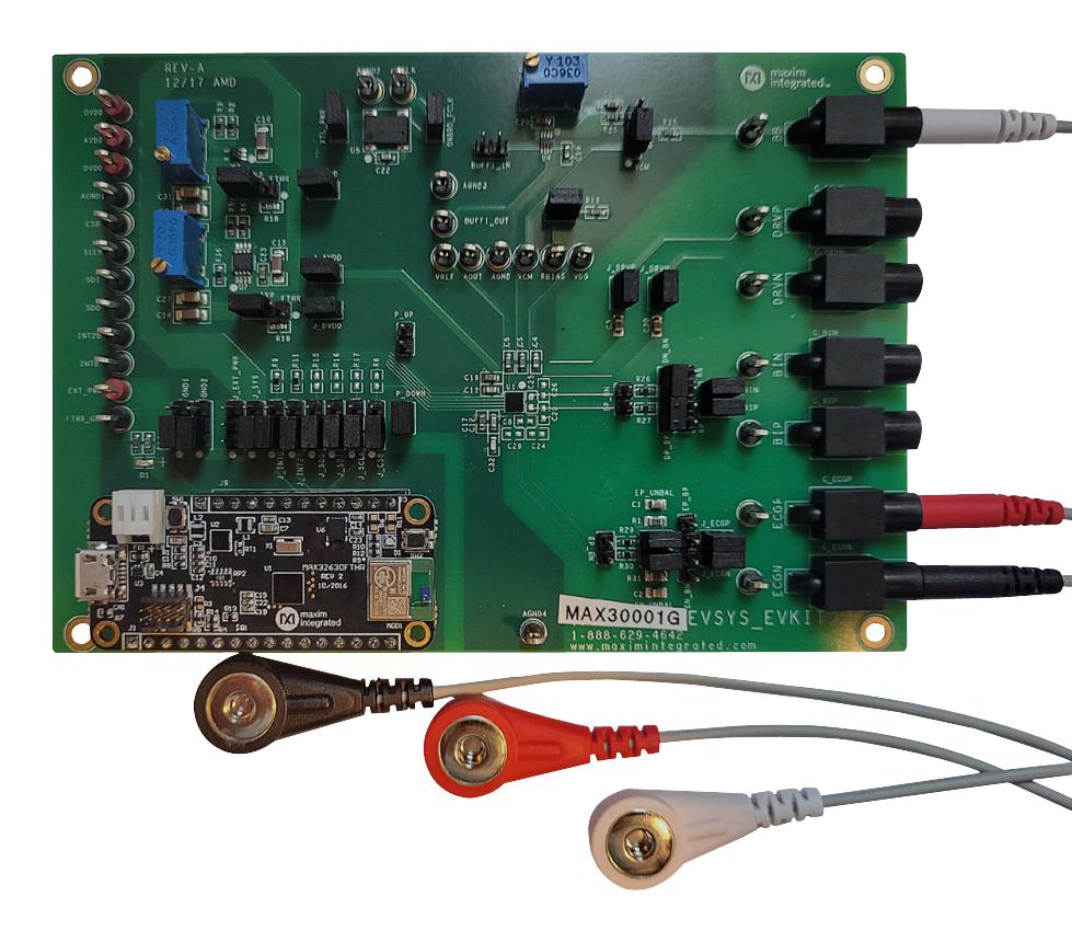 Analog Devices Max30001Gevkit# Eval Kit, Biopotential/bioimpedance