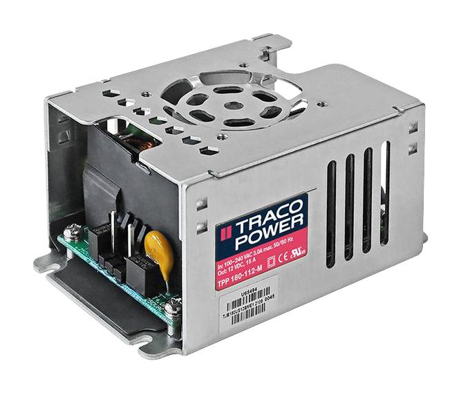 TRACO Power Tpp 180-112-M Power Supply, Ac-Dc, 12V, 15A