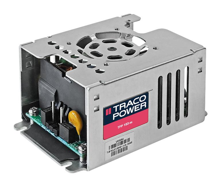 TRACO Power Tpp 180-124-M Power Supply, Ac-Dc, 24V, 7.5A