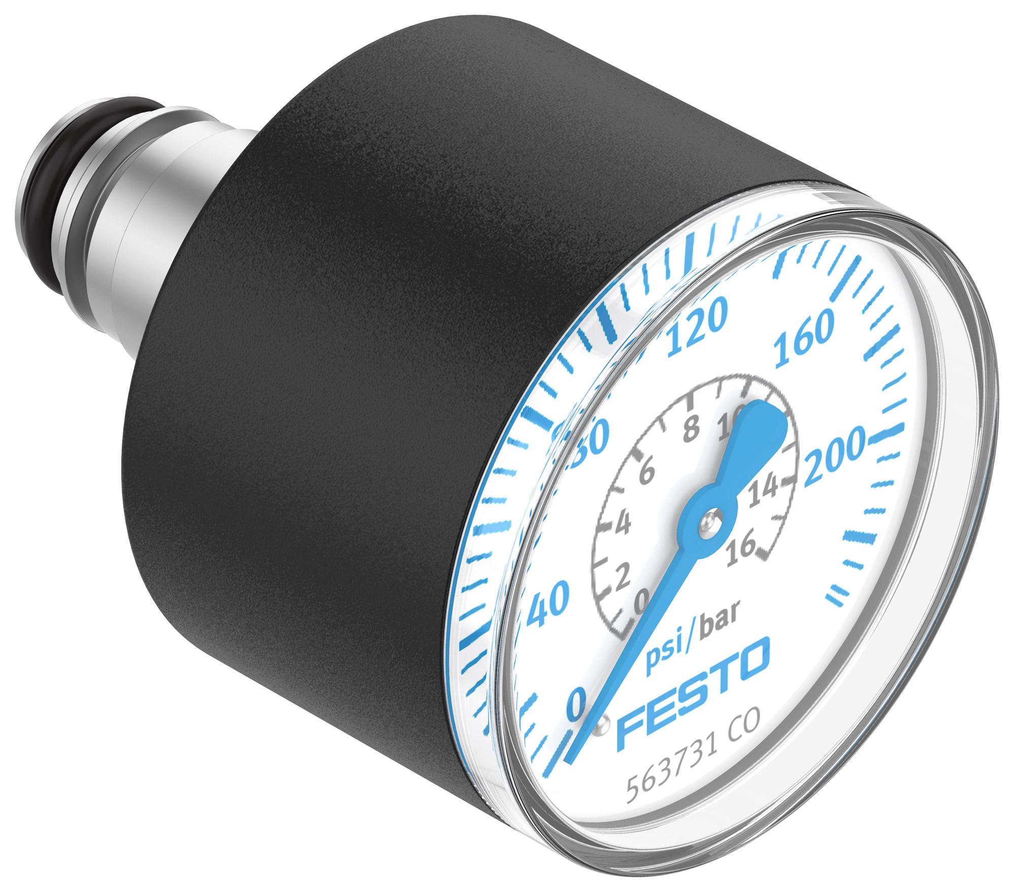 Festo 563731 Pagn-26-232P-P10 Pressure Gauge