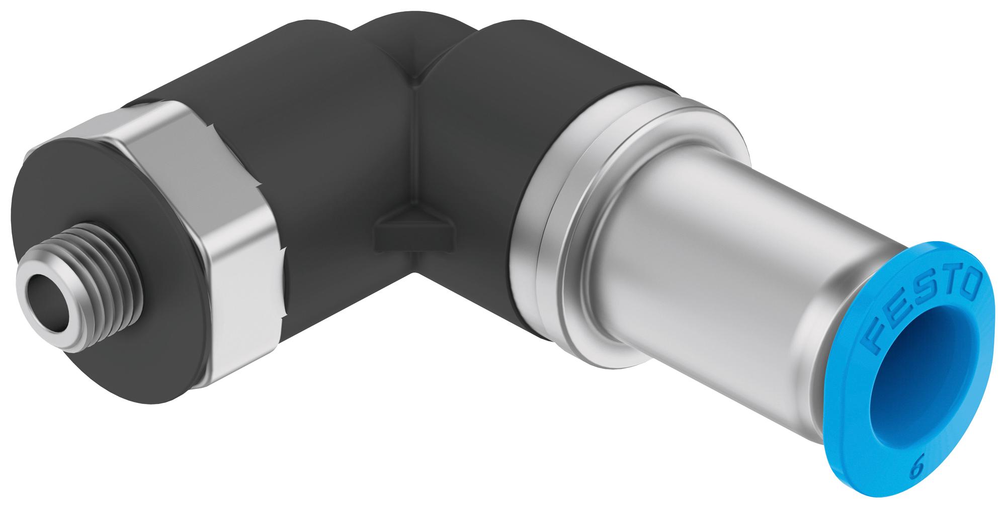 Festo 153295 Qskl-M5-6 Self-Sealing Push-In L-Fitting