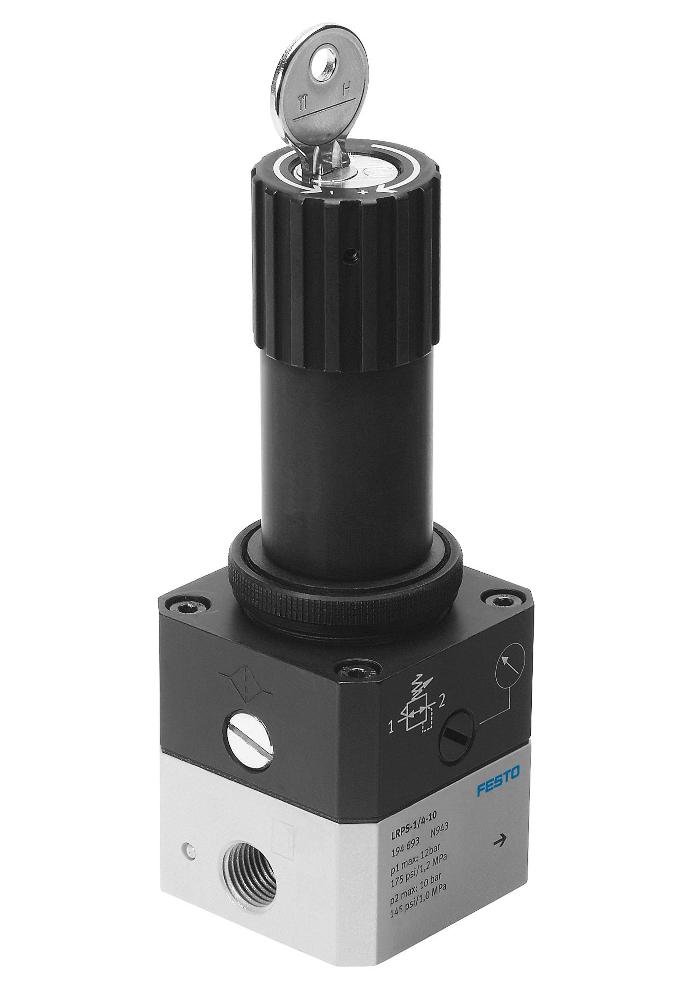 Festo 194693 Lrps-1/4-10 Precision Pressure Regulator