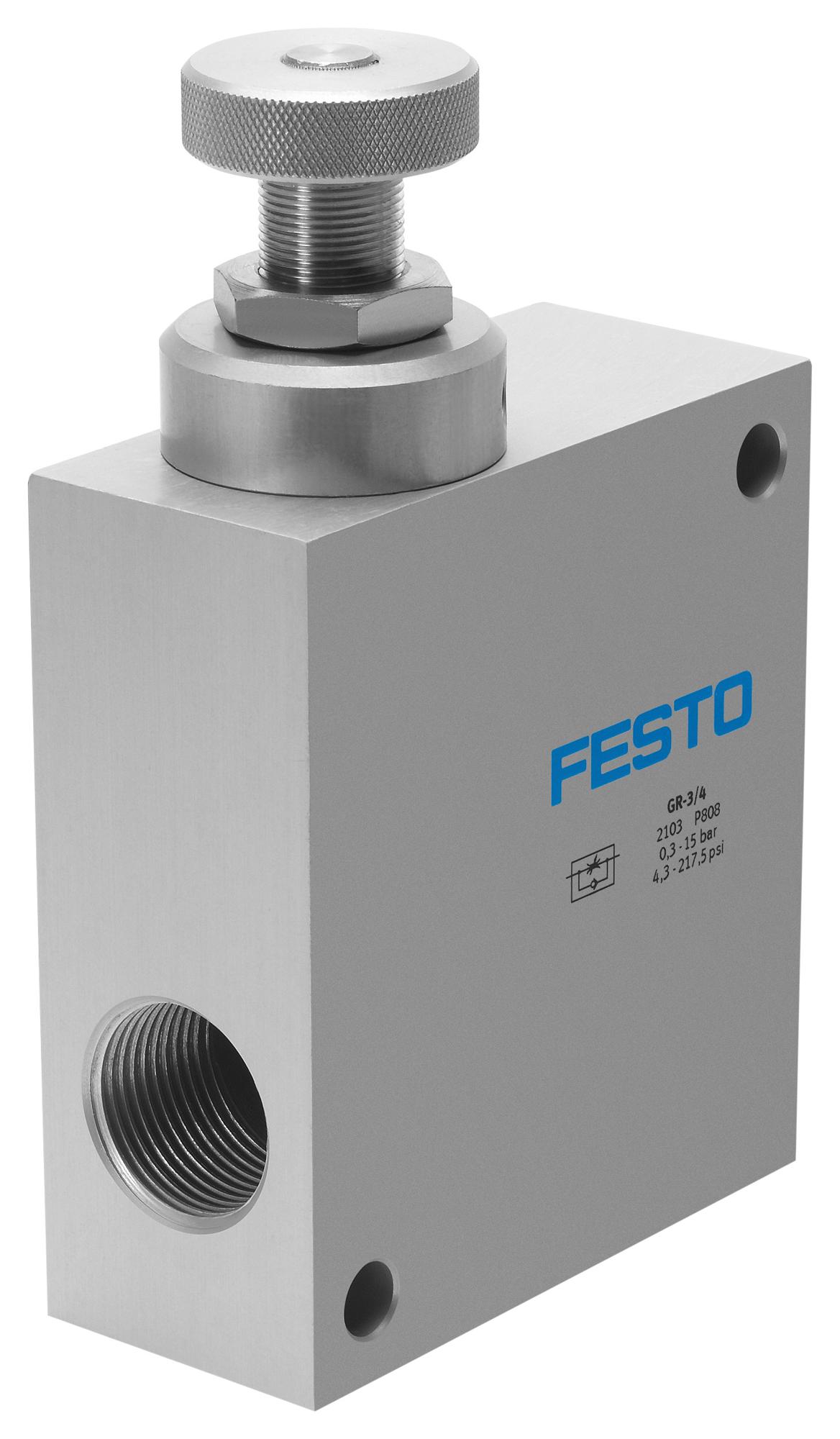 Festo 2103 Gr-3/4 One-Way Flow Control Valve