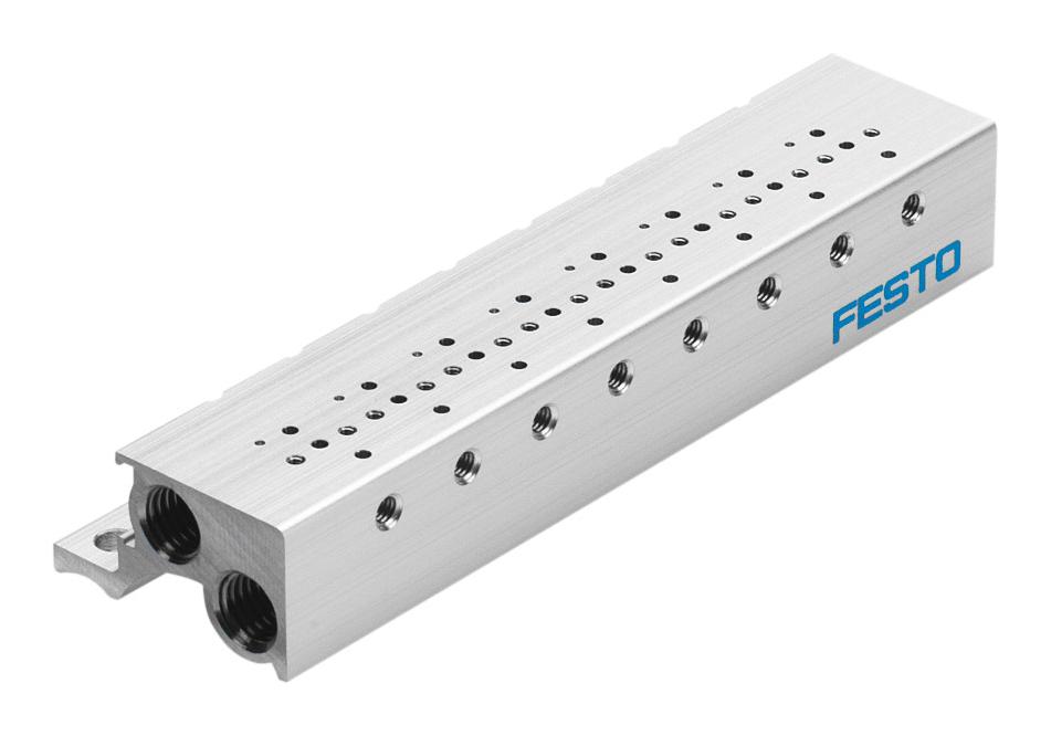 Festo 197206 Mha1-Pr10-3-M3 Manifold Block