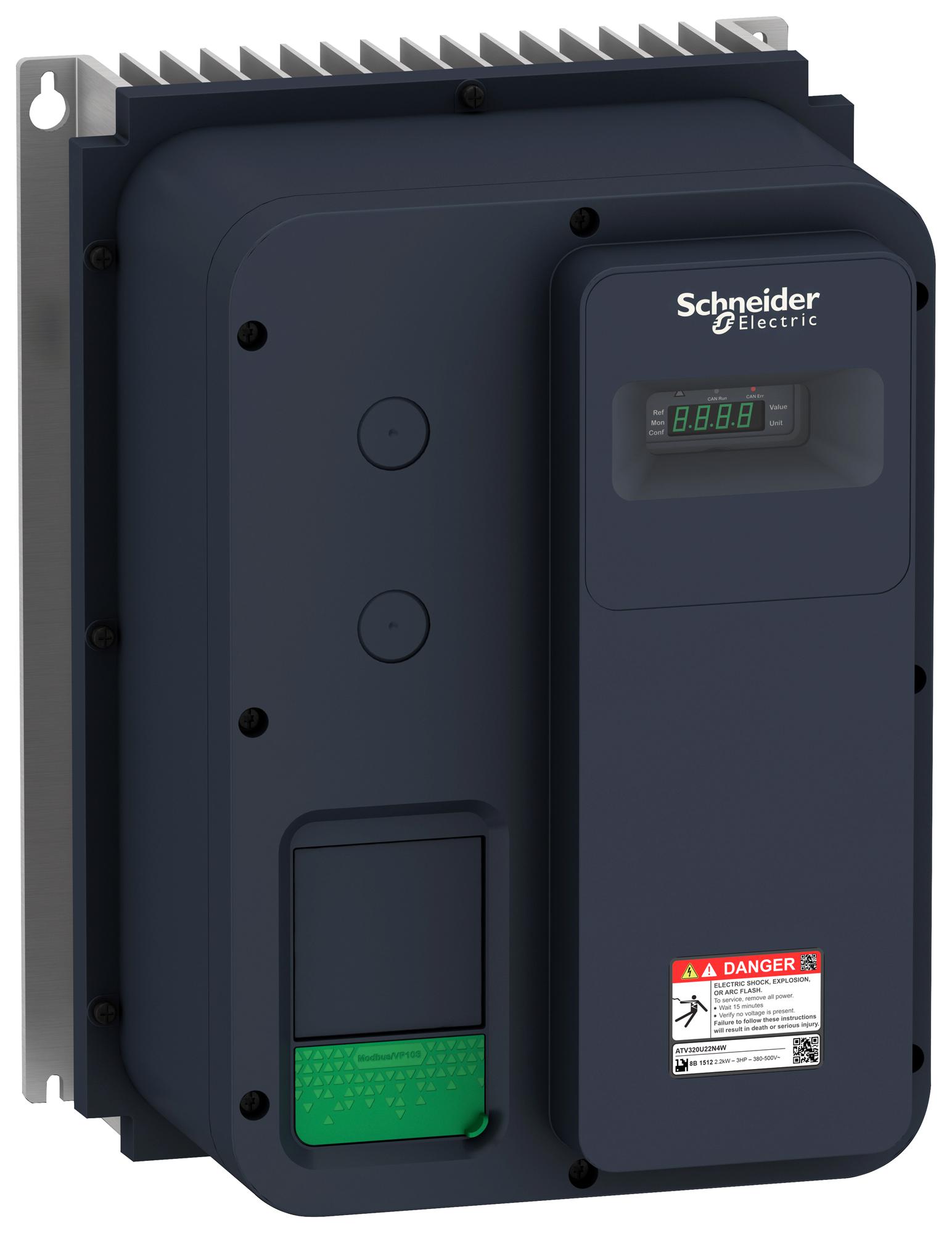 Schneider Electric Atv320U40N4W Variable Speed Drive, 3-Ph, 9.5A, 4Kw