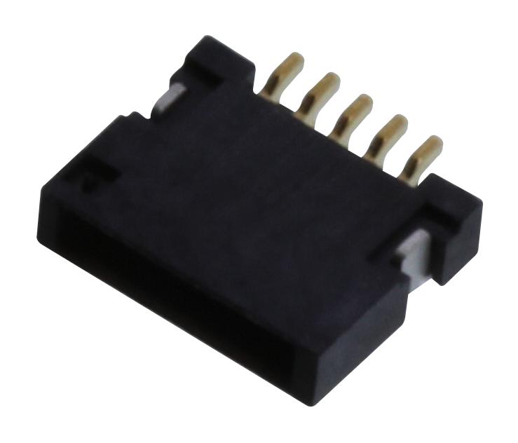 Amphenol Communications Solutions 59453-051110Echlf Connector, Ffc/fpc, Rcpt, 5Pos, 1Row, 0.5mm