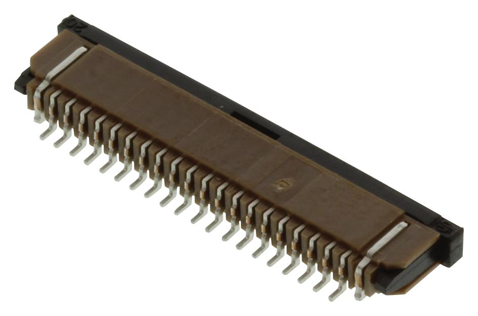 Amphenol Communications Solutions Sfw20R-1Ste1Lf Connector, Ffc/fpc, Rcpt, 20Pos, 1Row, 1mm