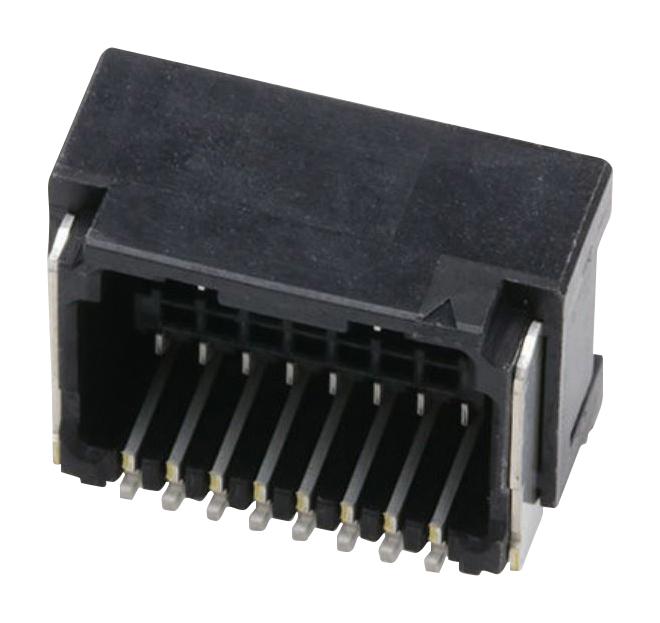 Molex 505448-1671 Connector, R/a Hdr, 16Pos, 2Row, 1.25mm, Smt