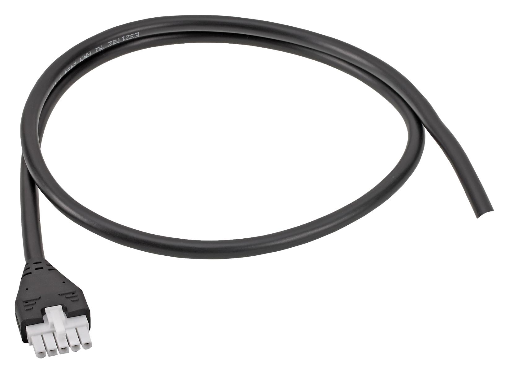 Molex/partner Stock 217159-0520 Cable Assy, 5P, Rcpt-Free End, 2M