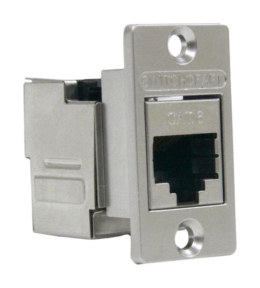 Switchcraft/conxall Nhrj45D6Sidc Rj45 Connector, Jack, 8P8C, 1Port, Panel