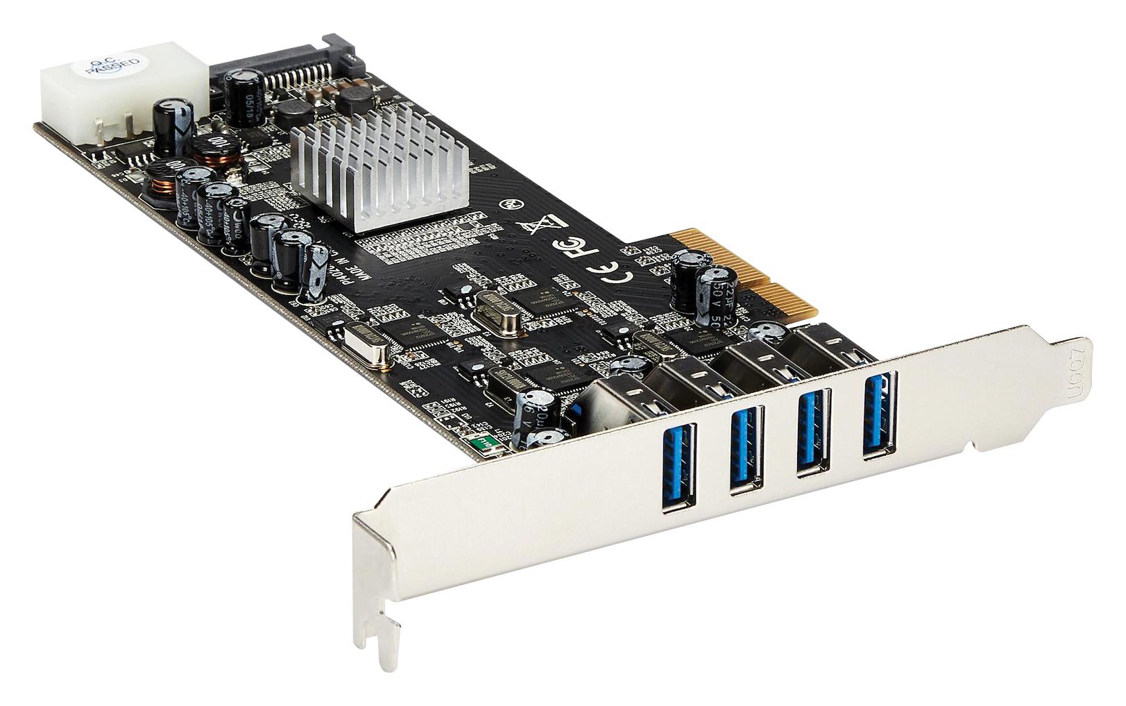 Startech Pexusb3S44V Card, 4Port Pci-Ex, Usb 3.0