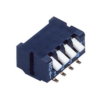 NIDEC Components Cfp-0212Tb Dip Switch, Piano, Dpst-No, 0.1A/6V, Smd