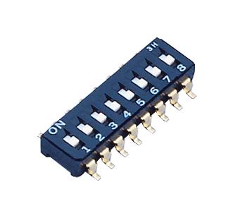 NIDEC Components Cfs-0800Ta Dip Switch, 8Pst-No, 0.1A, 6Vdc, Smd