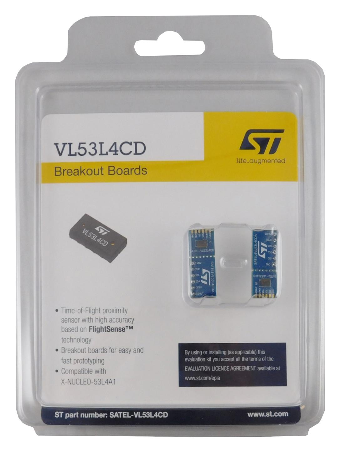 STMicroelectronics Satel-Vl53L4Cd Breakout Board, Proximity Sensor