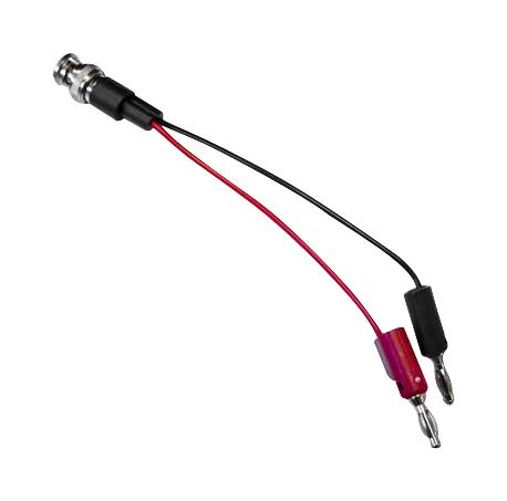 Mueller Electric Bu-5120-A-4-0 Bnc Plug-4mm Banana Plug X2, Blk/red, 4