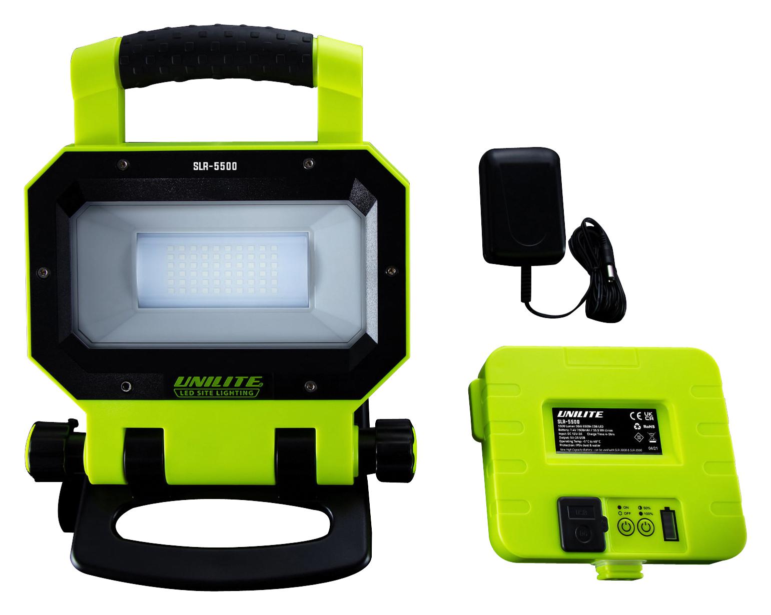 Unilite International Slr-5500 Work Light, 5500Lm, 7.4V