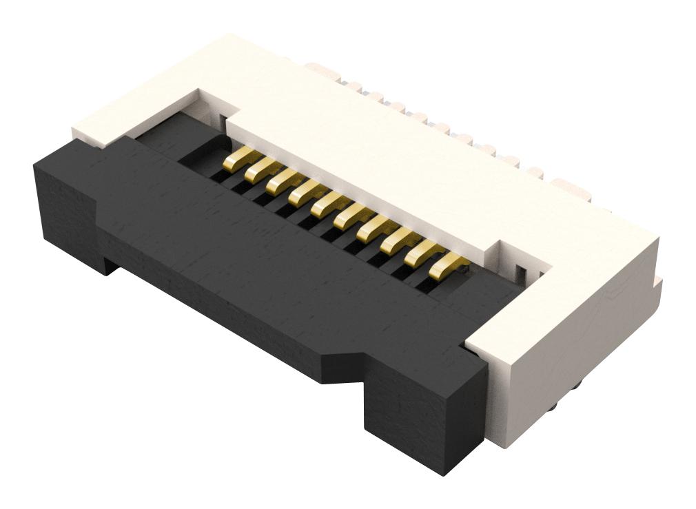 Gct Ffc2B35-50-G Connector, Ffc, R/a Rcpt, 50Pos, 1Row, 0.5mm