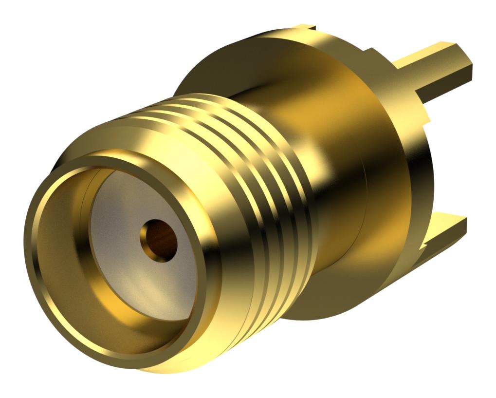 Taoglas Pcb.csmafstj.a Rf Coax Connector, Sma Jack, 50 Ohm, Pcb