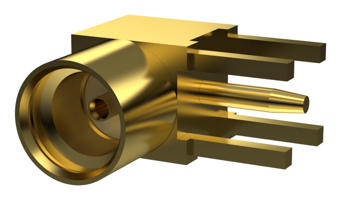 Taoglas Pcb.mmcxfraj.a.j Rf Coax Connector, Mmcx Jack, 50 Ohm, Pcb