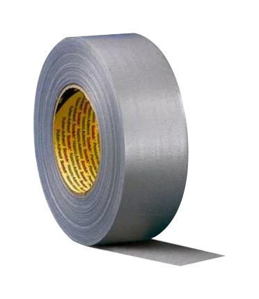 3M 389, Silver, 50M X 50mm Tape, Cloth, 50M X 50mm, Silver