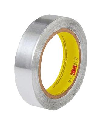 3M 431, Silver, 55M X 50mm Tape, Conductive, 55M X 50mm, Silver