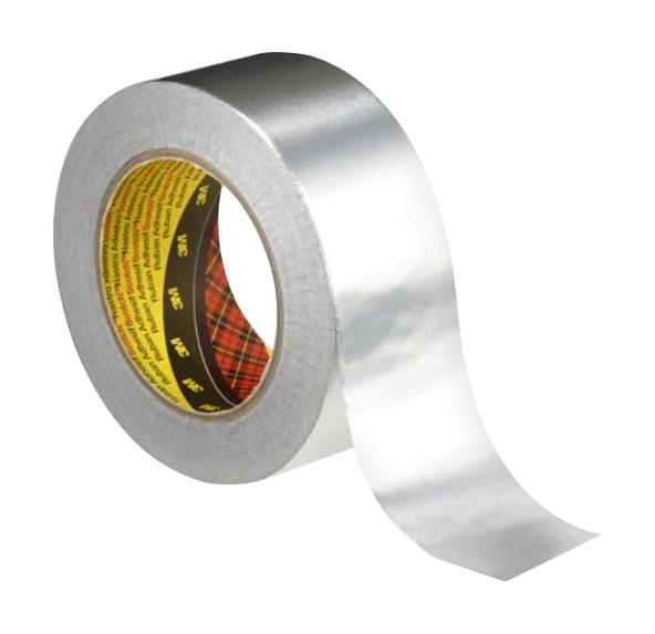 3M 1436, Silver, 50M X 100mm Tape, Alum Foil, 50M X 100mm, Silver