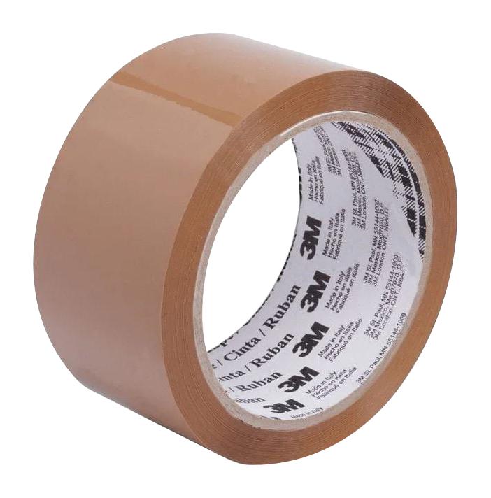 3M 369, Brown, 66M X 48mm Tape, Sealing, 66M X 48mm, Brown