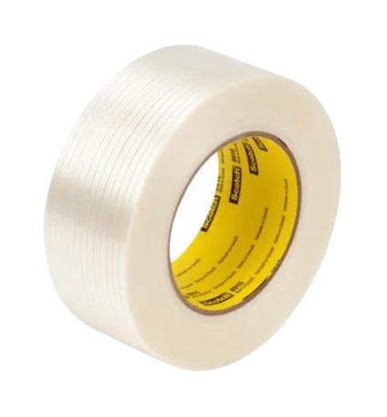 3M 8915, Clear, 55M X 24mm Tape, Filament, 55M X 24mm, Transparent