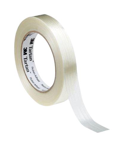 3M 8953, Transluscent, 50M X 75mm Tape, Filament, 50M X 75mm, Transparent