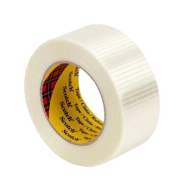 3M 8959, Transluscent, 50M X 50mm Tape, Filament, 50M X 50mm, Transparent