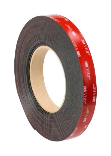 3M 5962, Black, 33M X 19mm Tape, Double Sided, 33M X 19mm, Black