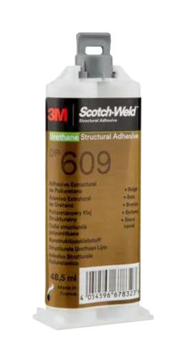 3M Dp609, Tan, 400Ml Adhesive, Tan, Cartridge, 400Ml