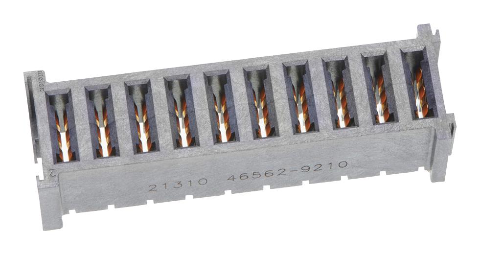 Molex 46562-9210 Rect Pwr Connector, Rcpt, 10Pos, 1Row