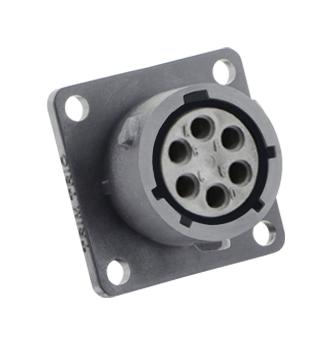 Souriau Utsx0106S Circular Connector, Rcpt, 6Pos, Crimp