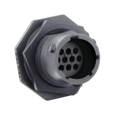 Souriau Utsx71210Py Circular Connector, Rcpt, 10Pos, Crimp