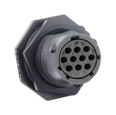 Souriau Utsx71210Sy Circular Connector, Rcpt, 10Pos, Crimp