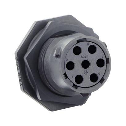 Souriau Utsx7147Sscr Circular Connector, Rcpt, 7Pos, Screw