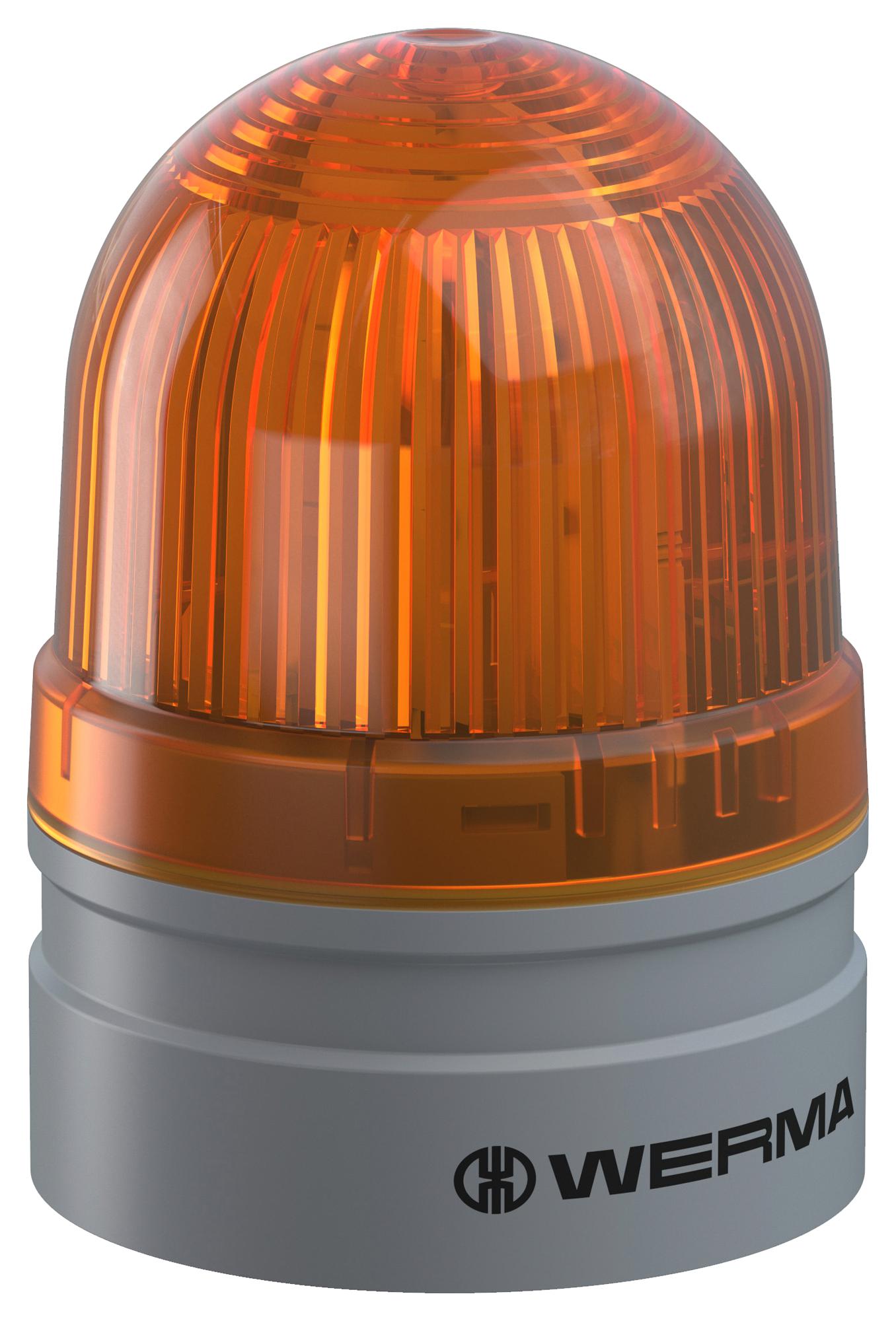 WERMA 26032074 Beacon, Led, Evs/flash/twinflash, Yellow