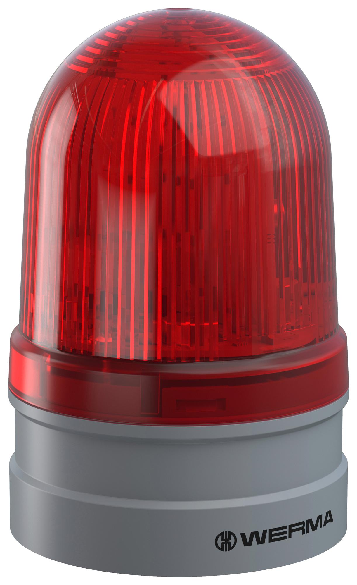 WERMA 26114060 Beacon, Led, Rotating, Red, 230Vac