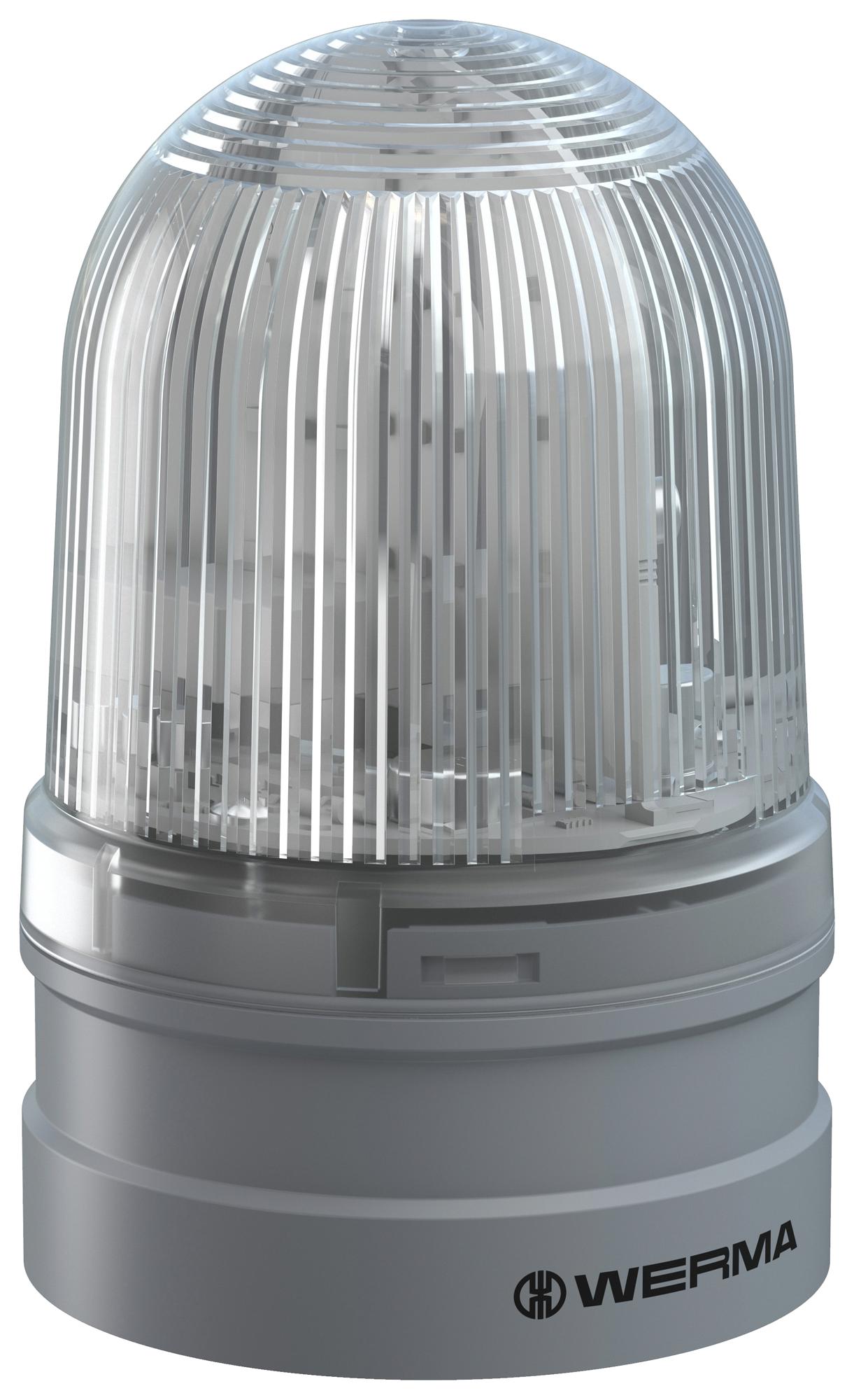 WERMA 26141070 Beacon, Led, Blink/stdy/twinlight, White