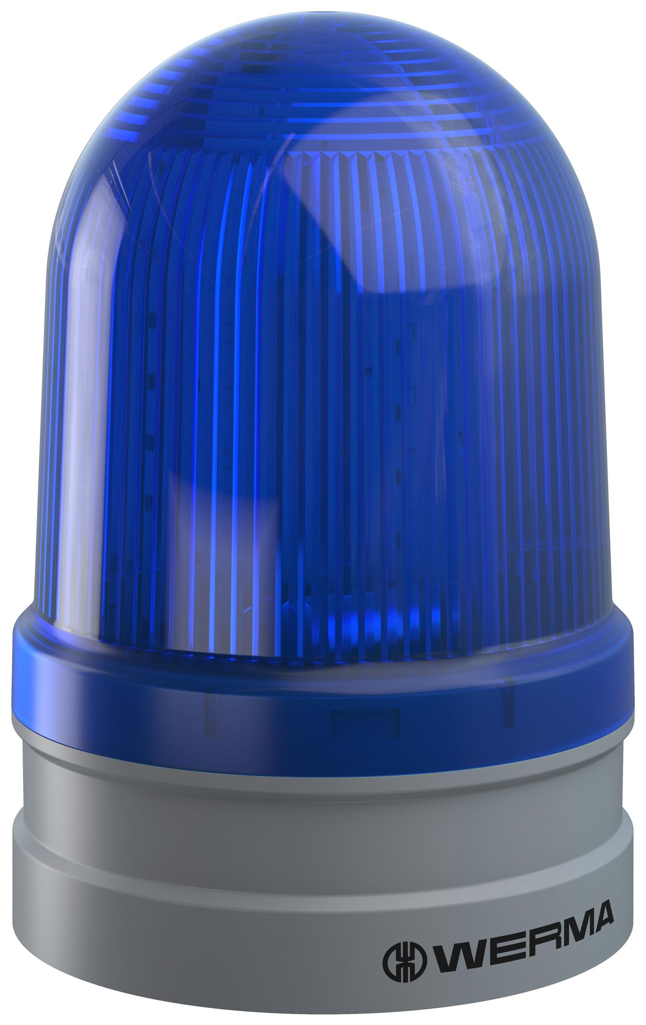 WERMA 26251060 Beacon, Led, Blink/stdy/twinlight, Blue