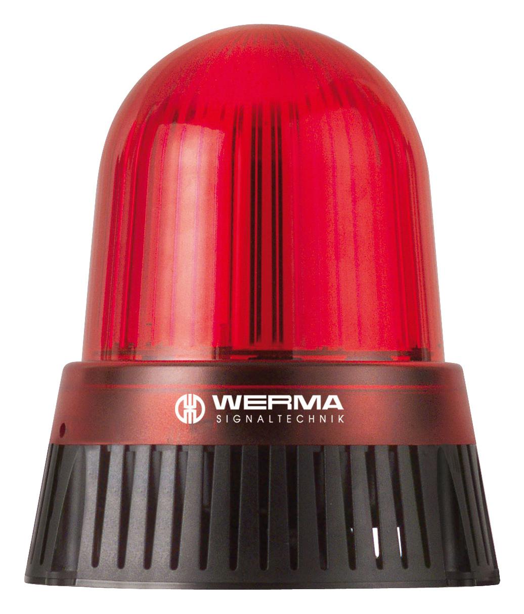 WERMA 43111075 Beacon/sounder, 32 Tone, Rotating, 108Db