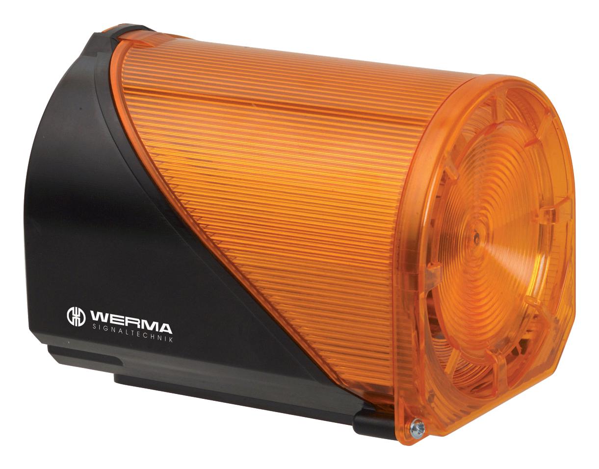 WERMA 44430075 Beacon/sounder, 32 Tone, Flg, 114Db, 24V